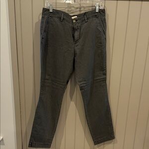 J. Crew Women’s Charcoal Chinos